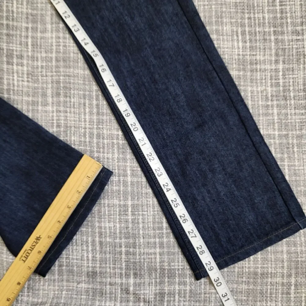 Levi's 511 Slim Fit Jean Straight Leg Girl's 16 (28X28) Dark Wash Blue Denim